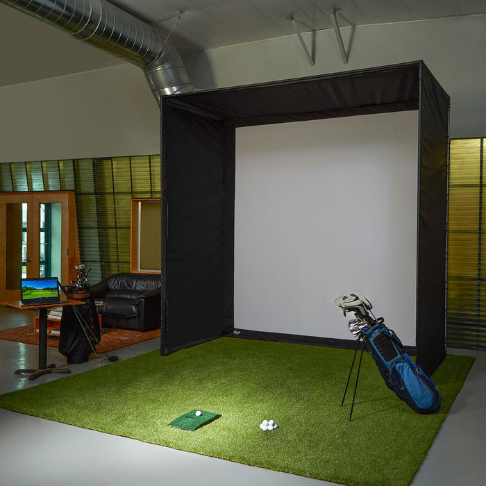 Carl's Place DIY Golf Simulator Enclosure Kit with Impact Screen