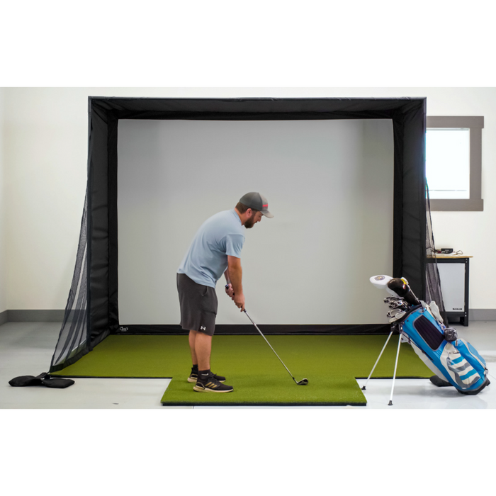 Carl's Place DIY Golf Simulator Enclosure Kit with Impact Screen