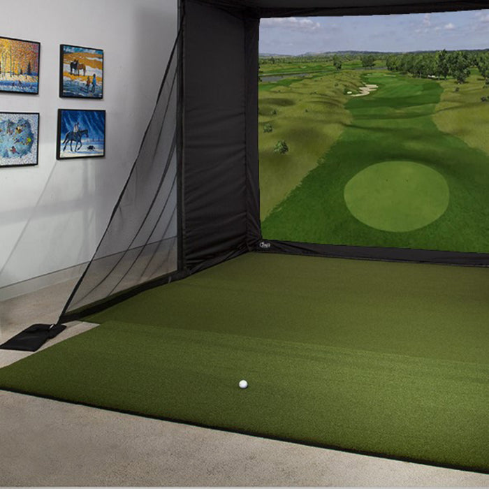 Carl's Place DIY Golf Simulator Enclosure Kit with Impact Screen