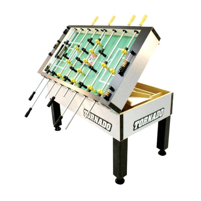 Tornado T-3000 Foosball Table In Silver Home Model